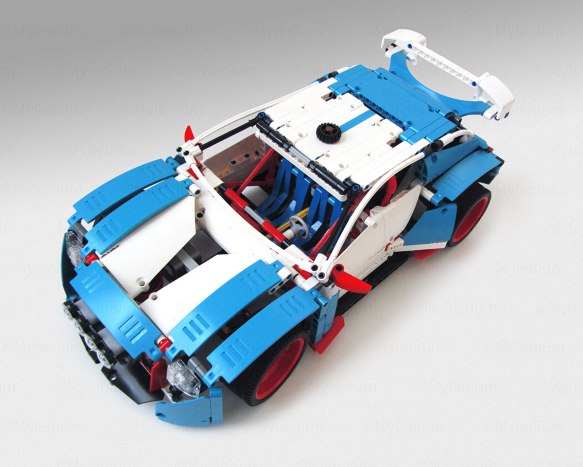 LEGO Technic, Rally Car (42077), A-Model, Top View