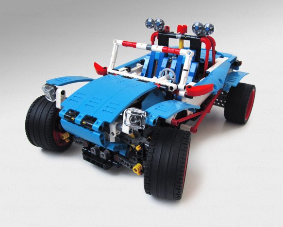 LEGO Technic, Rally Car (42077), B-Model, Front View