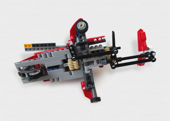 LEGO Technic, Gyrocopter (42057), MOC, Bottom View
