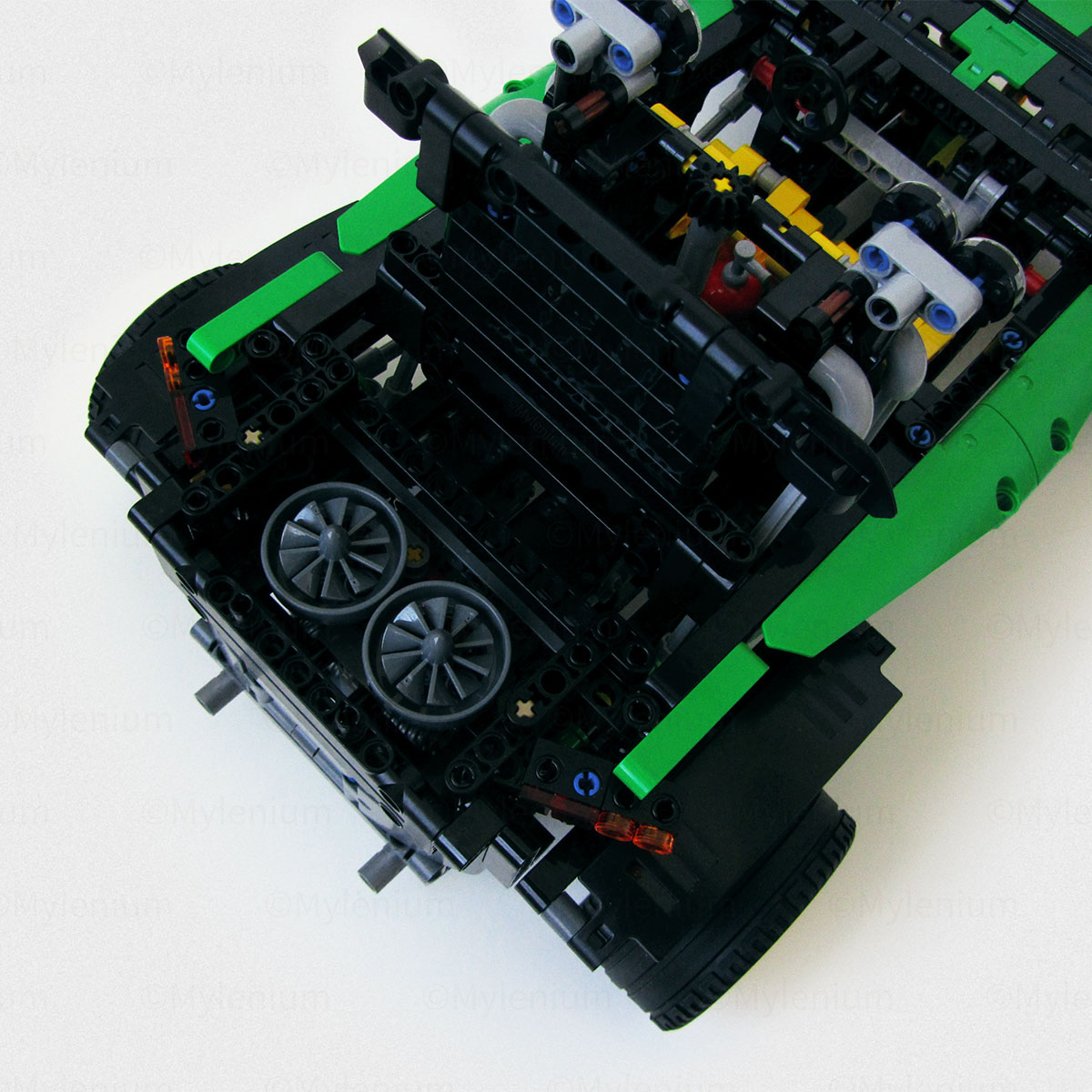Lego 4 Classic Light Gray technic thin gear bushings with axle hole