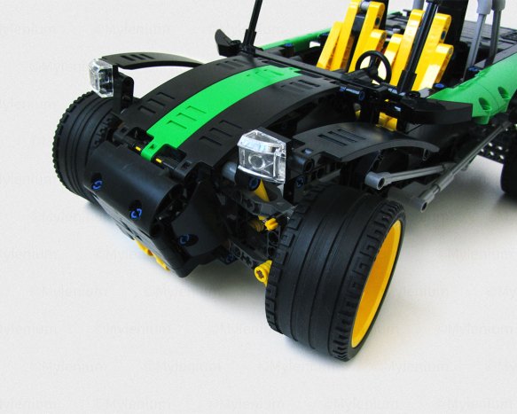 LEGO Technic, Rally Car (42077), B-Model, MOC, Front