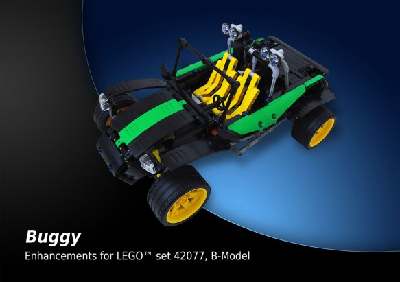 LEGO Technic, Rally Car (42077), B-Model, MOC, Instructions Cover