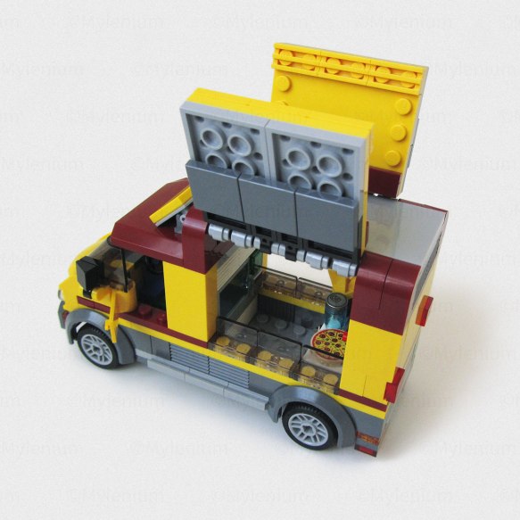 LEGO City, Pizza Cart (60150), Interior