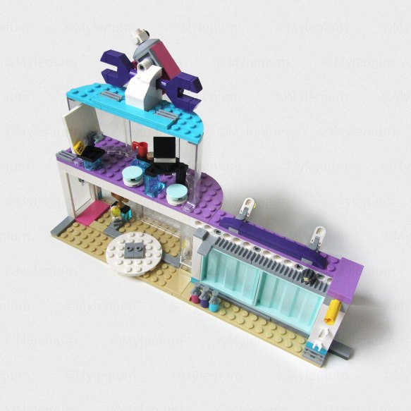 LEGO Friends, Creative Tuning Shop (41351), Back View
