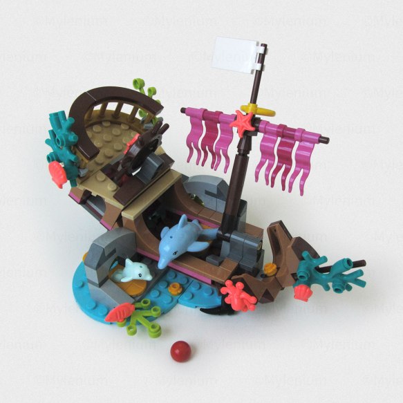 LEGO Friends, Dolphins Rescue Mission (41378), Ship Wreck, Front Right View