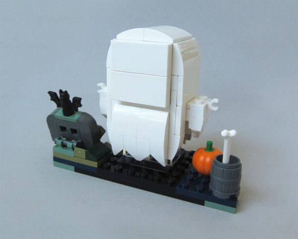 LEGO Brickheadz, Ghost (40351), Back Right View