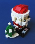 LEGO Brickheadz, Mr. & Mrs. Claus (40274), Mr. Claus, Front Right View