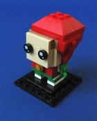 LEGO Brickheadz, Reindeer, Elf & Elfie (40353), Elfie, Front Left View