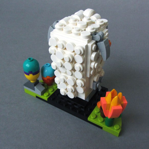 LEGO Brickheadz, Sheep (40380), Back Side View