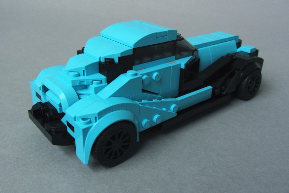 Classic Car MOC, Aft Right View