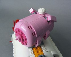 LEGO Monkie Kid, Pigsy's Food Truck (80009), Pig, Aft Right