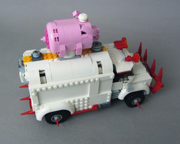 LEGO Monkie Kid, Pigsy's Food Truck (80009), Truck, Aft Right View