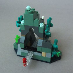 LEGO City, Ocean Exploration Submarine (60264), Grotto, Back View