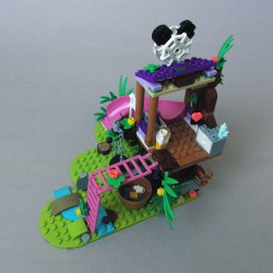 LEGO Friends, Panda Jungle Tree House (41422), Back Left View