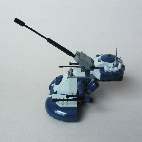 LEGO Star Wars, Armored Assault Tank (AAT) (75283), Left View with elevated Gun