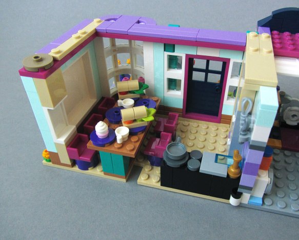 LEGO Friends, Andrea's Family House (41449), Ground Floor, Back Left View