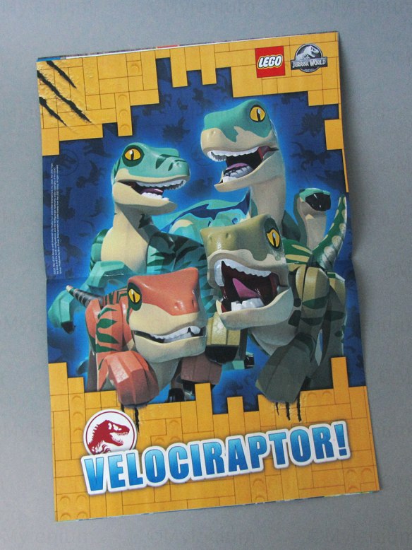 LEGO Magazine, Jurassic World, March 2021, Poster