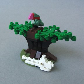 LEGO Creator, Safari Wildlife Tree House (31116), Tree, Front View