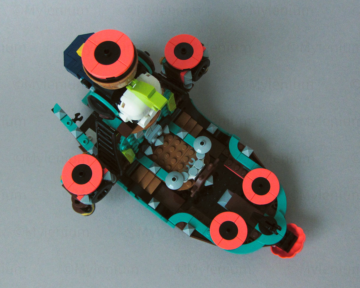 LEGO VIDIYO, Punk Pirate Ship (43114), Top View