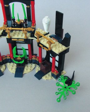 LEGO Ninjago, Tournament of Elements (71735), Front View, Left Side
