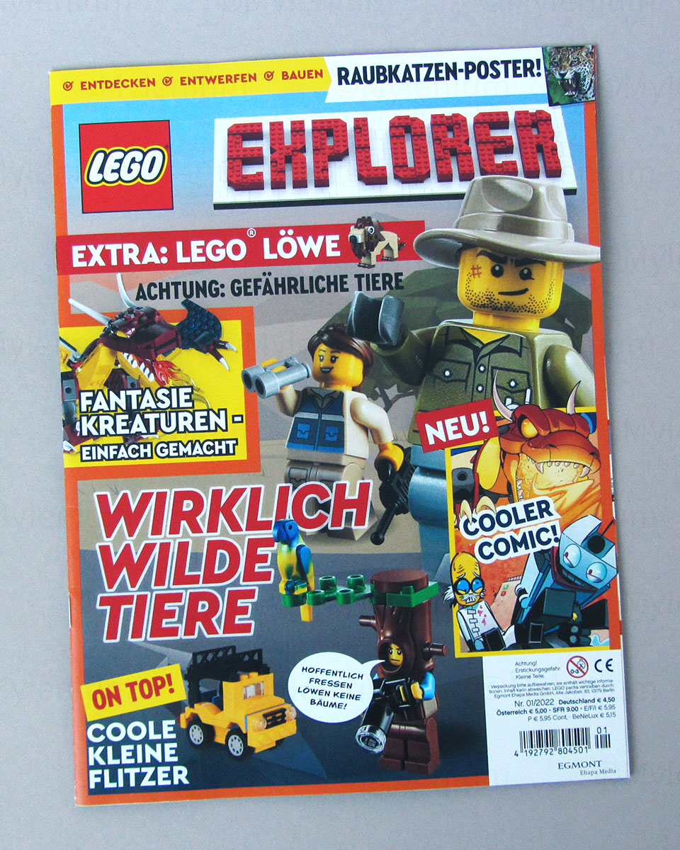 LEGO Magazine, LEGO Explorer, January 2022, Cover