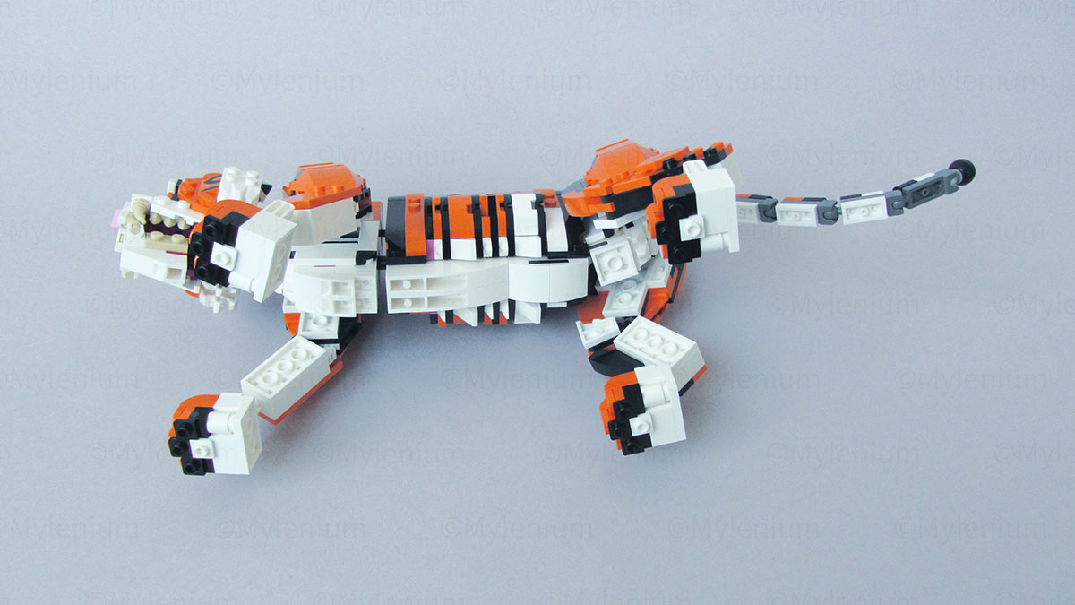 LEGO Creator, Majestic Tiger (31129), Tiger, Underside View