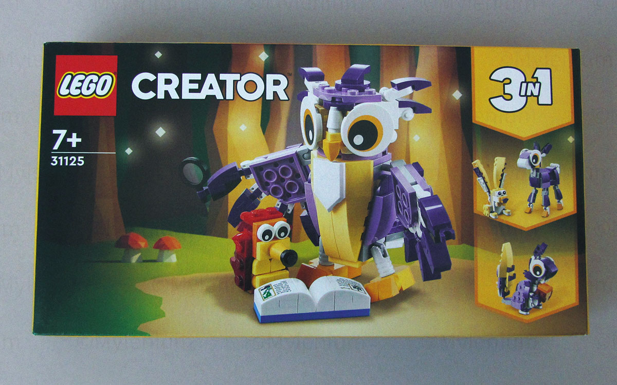 LEGO Creator, Fantasy Forest Creatures (31125), Box