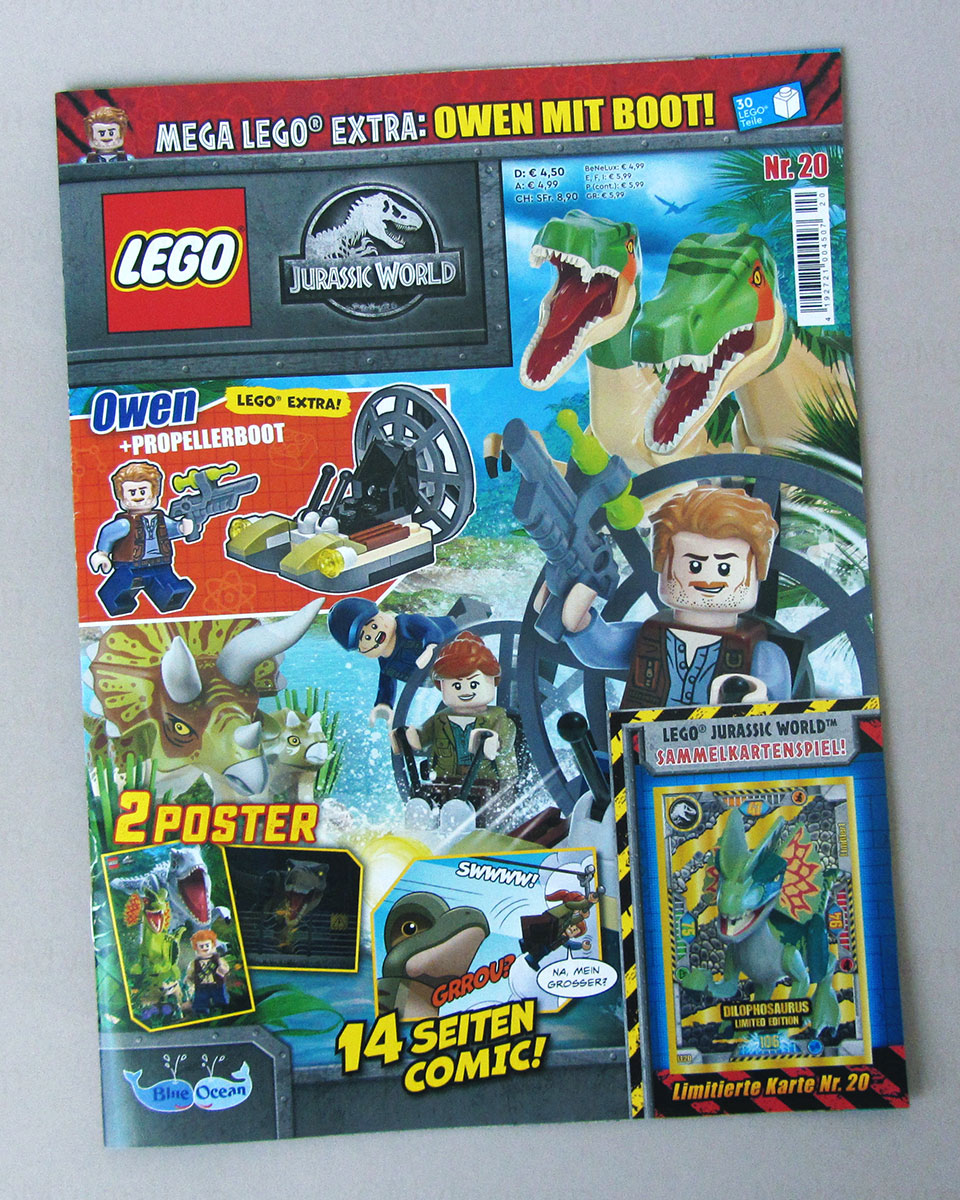 LEGO Magazine, Jurassic World, May 2022, Cover