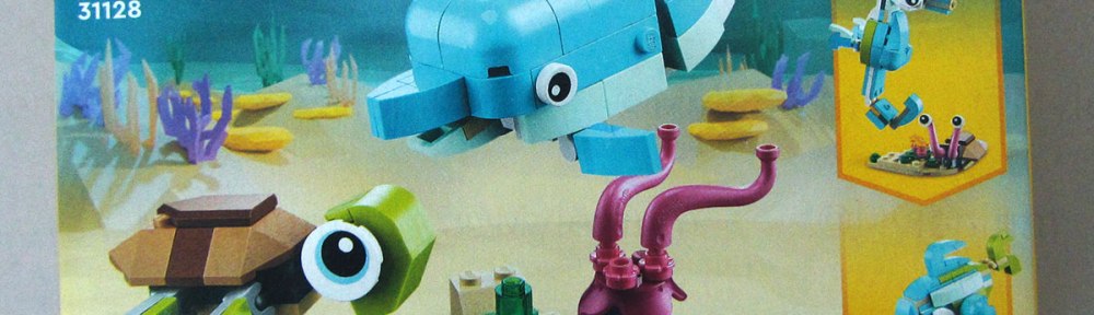 LEGO Creator, Dolphin and Turtle (31128), Box