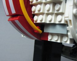 LEGO Star Wars, Luke Skywalker (Red Five) Helmet (75327), Detail Strip, Lower Back Area