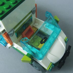 LEGO City, Farmer's Market Van (60345), Car, Interior, Cockpit