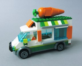 LEGO City, Farmer's Market Van (60345), Car, Left Side, Window Open