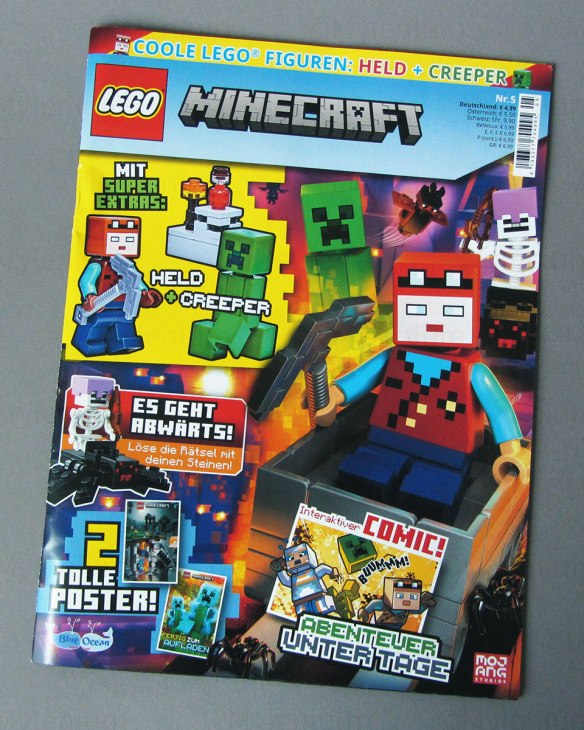 LEGO Magazine, Minecraft, August 2022, Cover