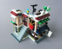 LEGO Creator, Downtown Noodle Shop (31131), Corner removed