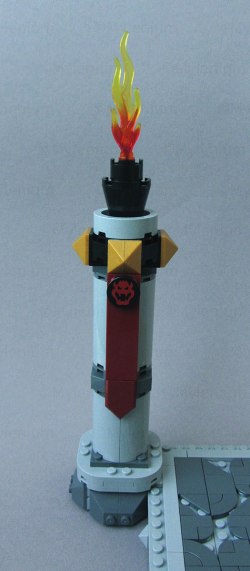 LEGO Super Mario, The Mighty Bowser (71411), Pedestal, Spire