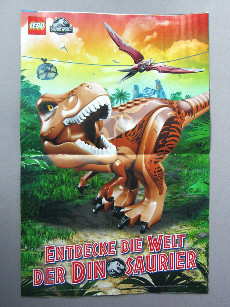 LEGO Magazine, Jurassic World, December 2022, Poster