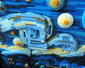 LEGO Ideas, Vincent van Gogh - The Starry Night (21333), Detail