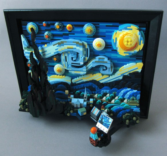 LEGO Ideas, Vincent van Gogh - The Starry Night (21333), Figure