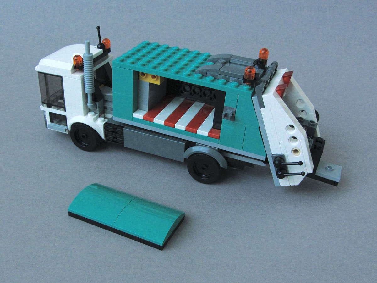 LEGO City, Recycling Truck (60386), Side Panel