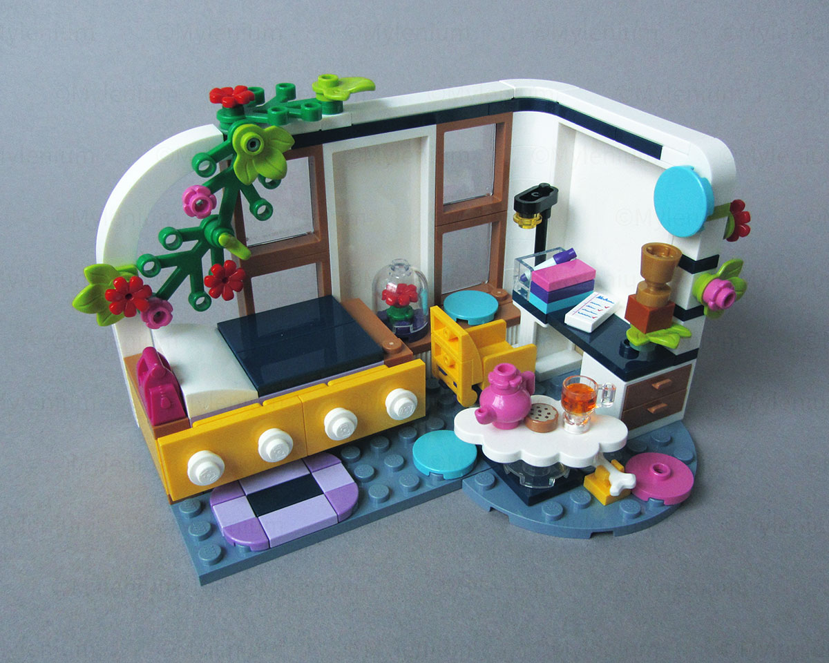 LEGO Friends, Aliya's Room (41740), Front Right View