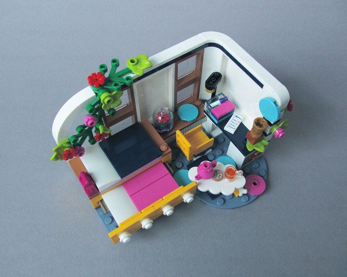 LEGO Friends, Aliya's Room (41740), Top View