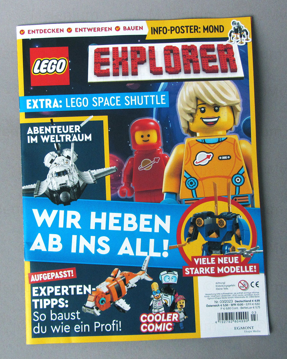 LEGO Magazine, LEGO Explorer, April 2023, Cover