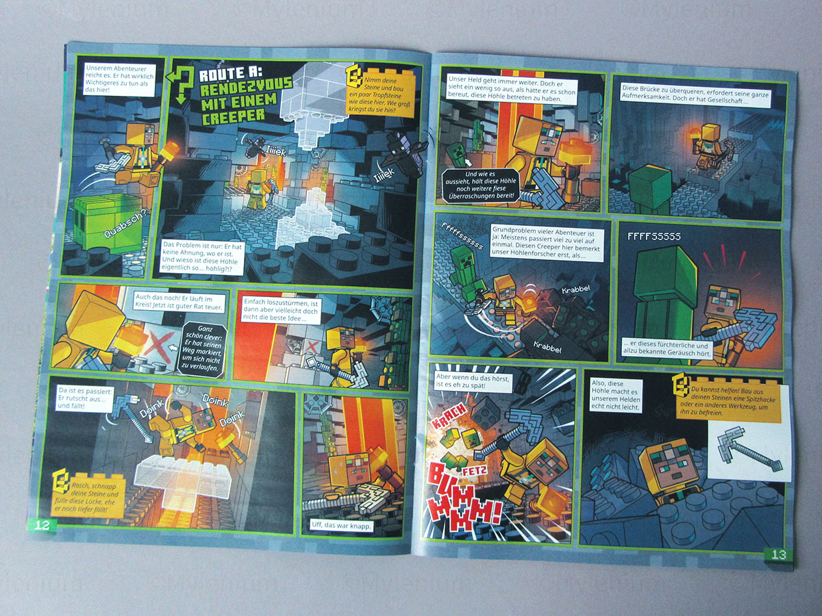 LEGO Magazine, Minecraft, March 2023, Comic