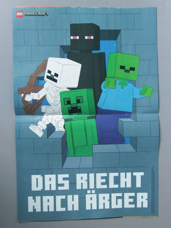 LEGO Magazine, Minecraft, May 2023, Poster