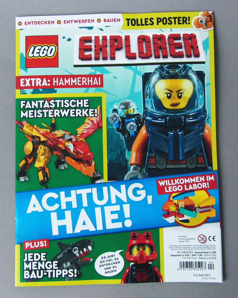 LEGO Magazine, LEGO Explorer, June 2023, Cover