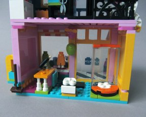 LEGO Friends, Vintage Fashion Store (42614), Back, Ground Floor