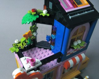 LEGO Friends, Vintage Fashion Store (42614), Front, Balcony
