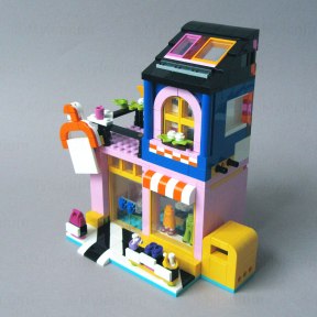 LEGO Friends, Vintage Fashion Store (42614), Front Left View